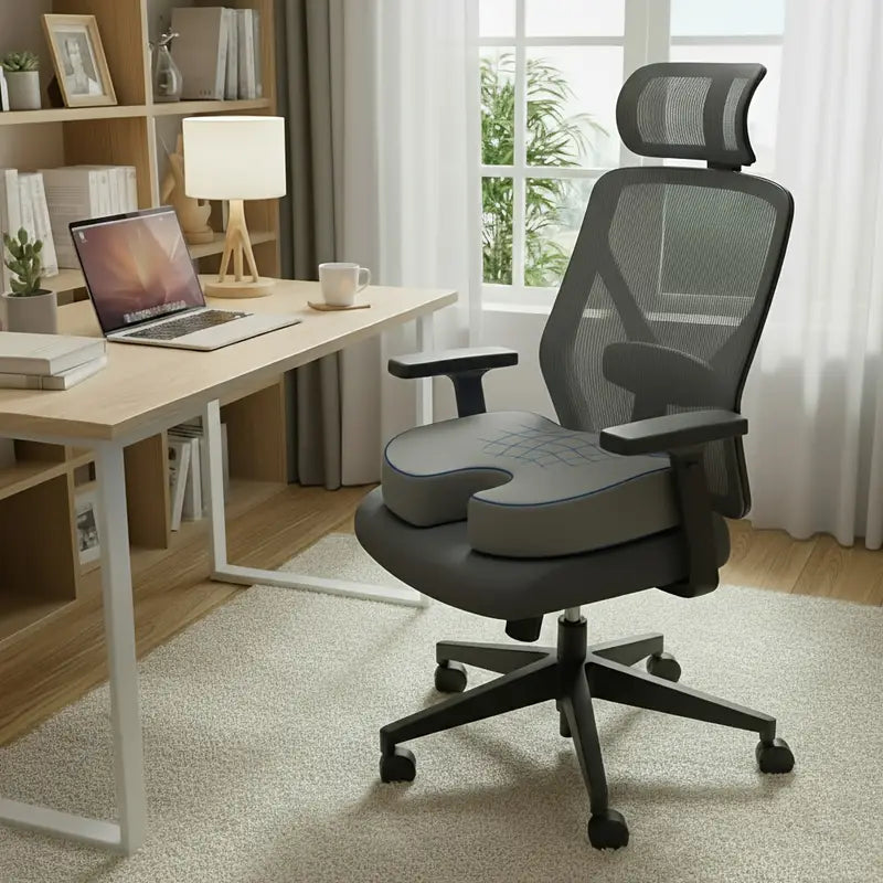 Le Secret d'une Assise Parfaite : Votre Coussin Orthopédique à Mémoire de Forme pour un Soutien Optimal.