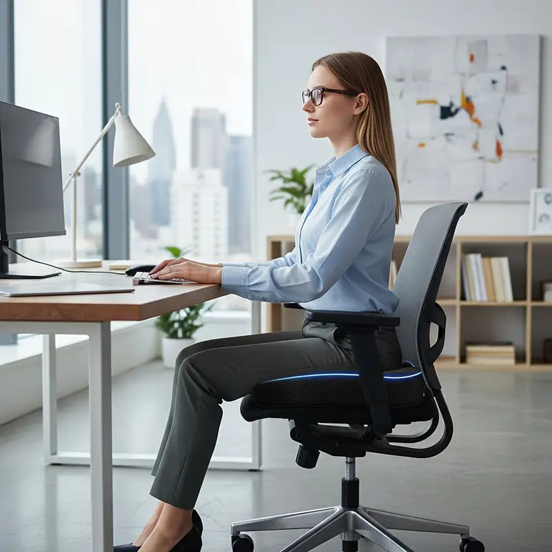 Le Secret d'une Assise Parfaite : Votre Coussin Orthopédique à Mémoire de Forme pour un Soutien Optimal.