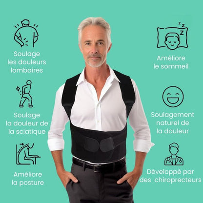 Redressez votre posture et boostez votre confiance dès les premiers jours 🔥Correcteur de Posture Professionnel – Confort & Résultat Immédiat
