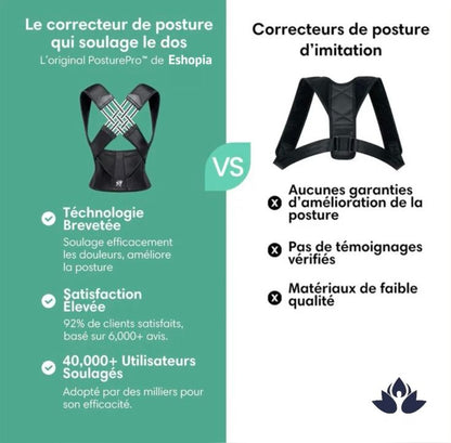 Redressez votre posture et boostez votre confiance dès les premiers jours 🔥Correcteur de Posture Professionnel – Confort & Résultat Immédiat