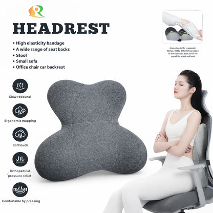 Oreiller confort ultime - Conception ergonomique pour le travail et les voyages