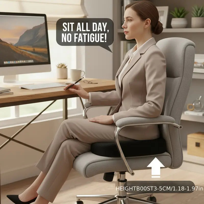 Le Secret d'une Assise Parfaite : Votre Coussin Orthopédique à Mémoire de Forme pour un Soutien Optimal.