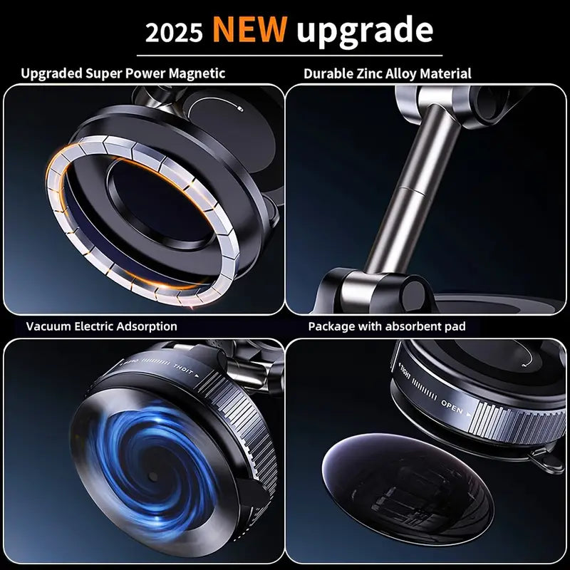 Le Support de Voiture Révolutionnaire : Fixation Magnétique 360°, Stabilité Inégalée et Design Premium.