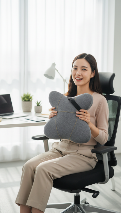 Oreiller confort ultime - Conception ergonomique pour le travail et les voyages