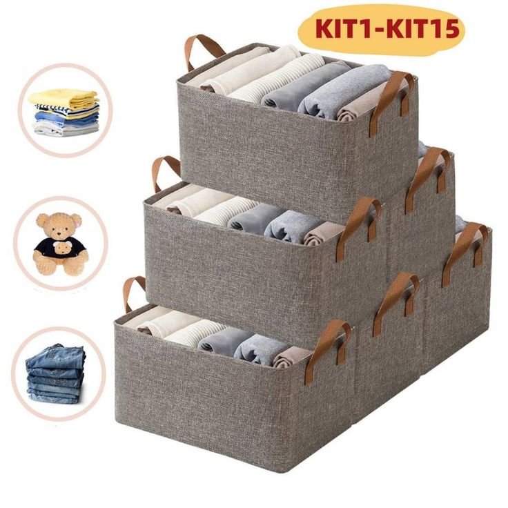 Le Secret des Placards Parfaits : 2 Boîtes de Rangement Élégantes pour Seulement 179 DH.